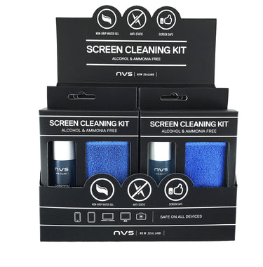 nvs screen cleaning kit (30 ml) 6-pack counter display